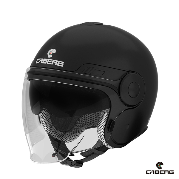 [CABERG] UPTOWN MATT BLACK / 카베르그 업타운 무광 검정 오픈페이스 헬멧